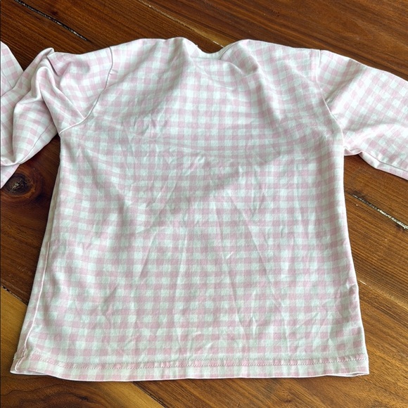 Little Bear Smocks Pink Checkered Kids Pajamas 3T - Picture 7 of 7